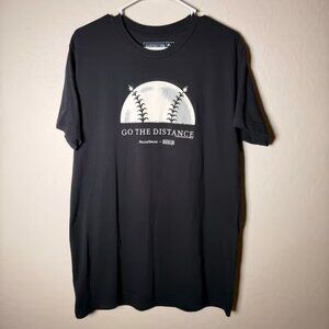 Men’s BASEBALLISM Field of Dreams Go The Distance t shirt size large